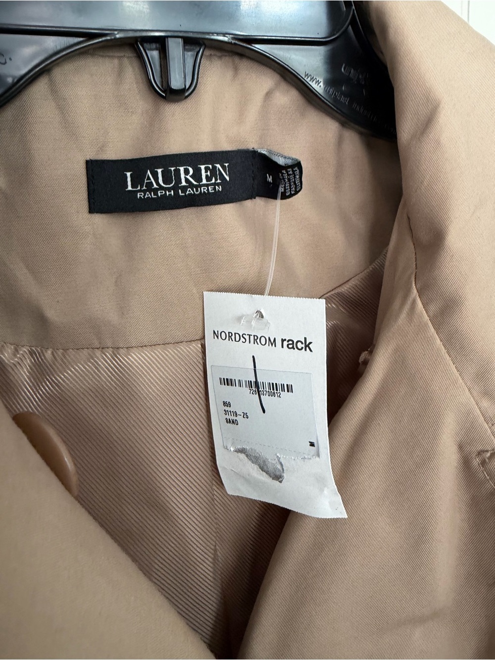 Ralph Lauren Double-Breasted Twill Trench Coat - Picture 5 of 5